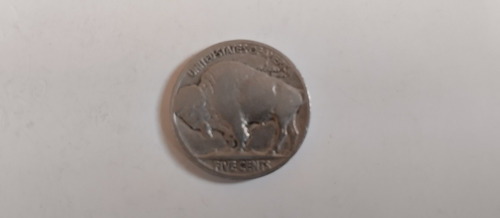 Moneda Estados Unidos 5 Centavos 1927 Numismatica