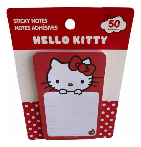 Hello Kitty Notas Adhesivas Modelo Carita Hermosas