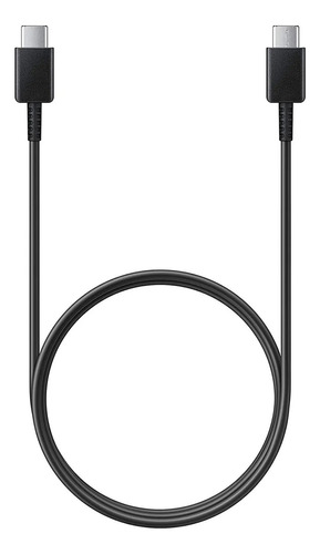 Cable Usb 2.0 Samsung Cable Usb-c To Usb-c Negro Con Entrada Usb Tipo C Salida Usb Tipo C