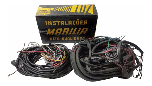 Instalação Elétrica Completa 12v Kombi 1600 1976/ 1978 Mod O