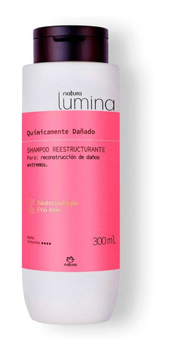 Shampoo Reestructurante 300ml Lumina Natura- Posquimico