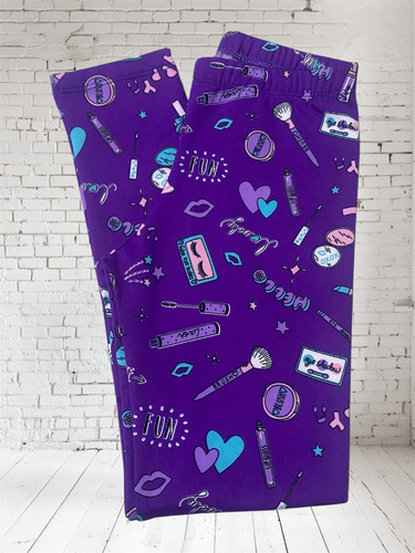 Calza Nena Lycra (retro) Frisado Estampado Dannie Kids