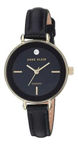 Anne Klein Ak/3508 - Reloj Con Correa De Cuero Para Mujer