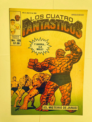 Comic Los Cuatro Fantasticos #105 Novedades Editores 1982
