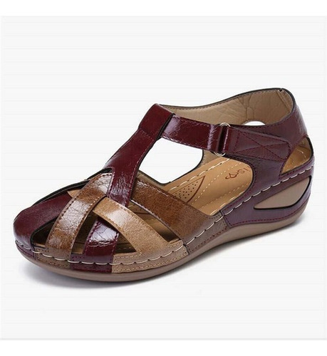 Sandalias De Mujer Retro De Talla Grande