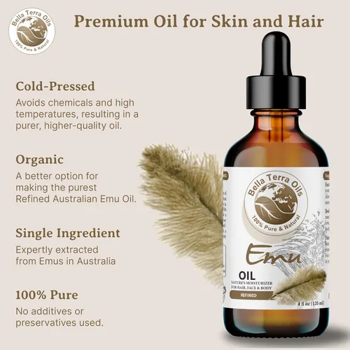 Aceites De Bella Terra Aceite Emu 4oz El Último Elixir De De