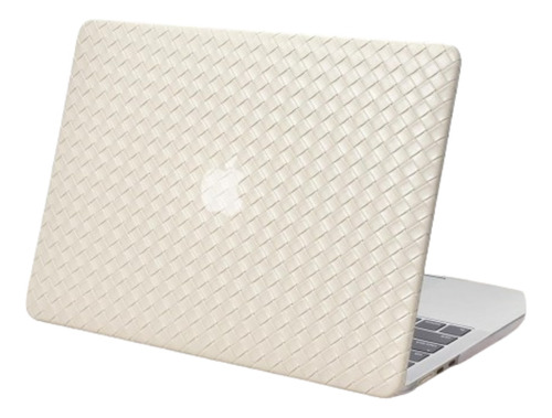 Funda Para Macbook Air 15 M2 2022 Diseño Tejido Crema