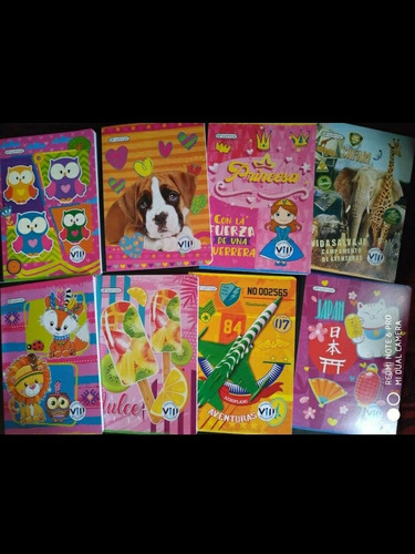 Cuadernos Cosidos, Grandes De 1 Linea. Docena 10$