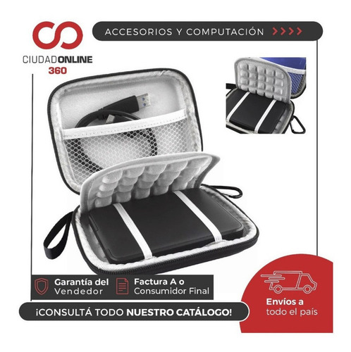 Kit X2 Funda Disco Rigido Externo 1tb Portatil Western Disk