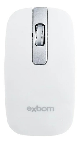 Teclado Branco + Mouse Slim Sem Fio Computador Wireless