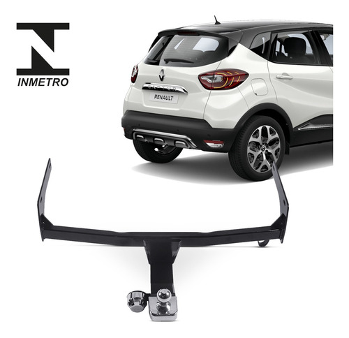 Engate Reboque Captur Life Zen Intense 2017 18 19 Fixo 500kg