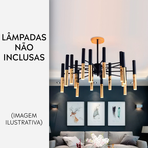 Pendente Lustre Luminaria Sala Mesa Jantar Quarto Moderno