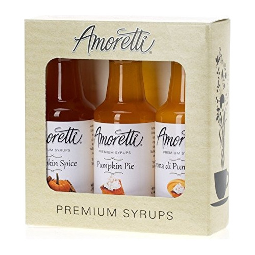 Amoretti Premium Calabaza Jarabes 50ml 3 Pack