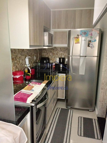 Apartamento Spazio Santos Dumont Com 2 Dormitórios À Venda, 54 M² Por R$ 210.000 - Parque Residencial Flamboyant - São José Dos Campos/sp - Ap0149