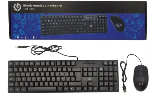Combo teclado y outlet mouse hp
