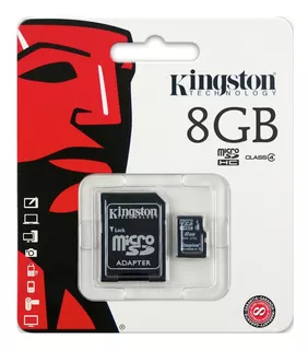 Memoria Flash 8gb Kingston + Adaptador Sd - Sdc4/8gb