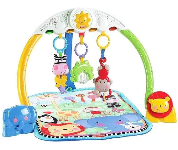 Fisher Price Gimnasio Para Bebe Amplio Grande Luces,música