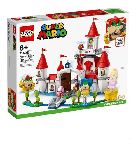 Lego Super Mario Pacote Expansao O Castelo De Peach 71408 Quantidade De Peças 1216