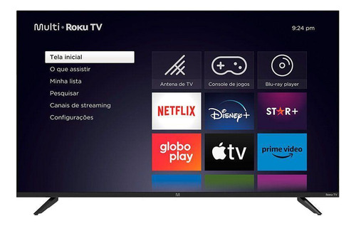 Smart Tv Tl056m 43 Polegadas Full Hd Roku Multi Preto Bivolt