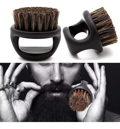 Cepillo Anillo Barber Color Negro Barbería Peluquería 50318 Eurostil 50318 Barba - Negro