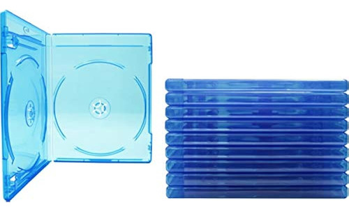10 Cajas Vacias Estandar Dobles Cajas De Reemplazo Azul Pa