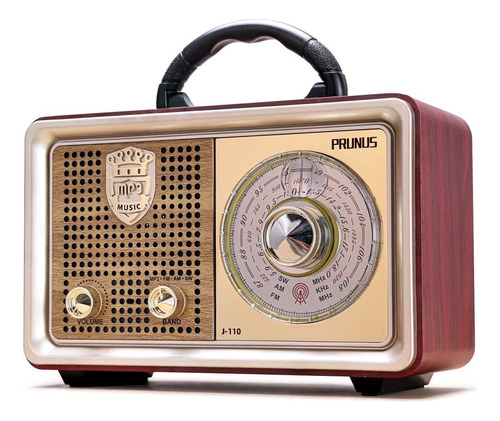 Radio Parlante Retro Vintage Con Bluetooth