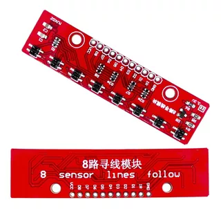 Modulo Qtr-8a Sensores Reflectivos Seguidor De Linea Arduino