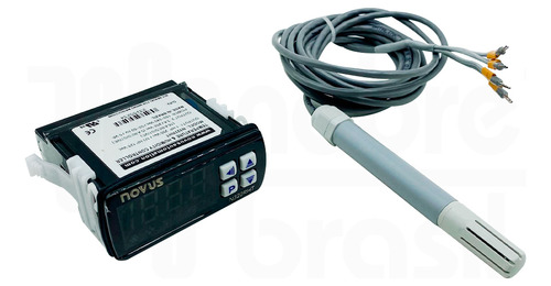 Controlador Temperatura E Umidade Novus N322 Rht Com Sensor