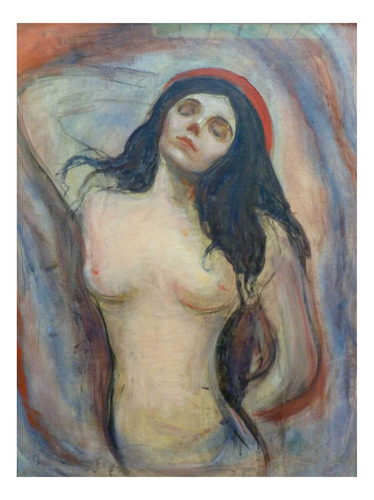 Pintores - Edvard Munch - La Madonna - Lámina 45 X 30 Cm.