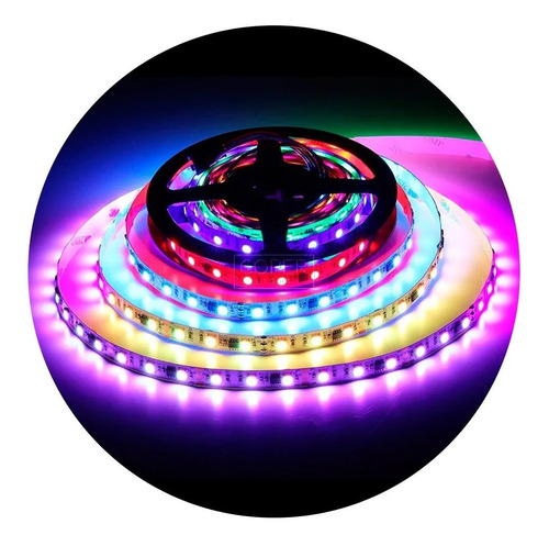 Tira Led Pixel Led Full Rgb 5050 12v Ip20 60 Led X Metro