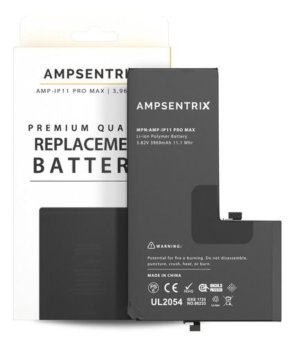 Batería Litio Compatible Con iPhone 11 Pro Max Ampsentrix