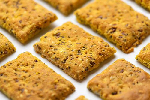 Galletas Crackers Grana Keto Sabor Cúrcuma 135g Vegana