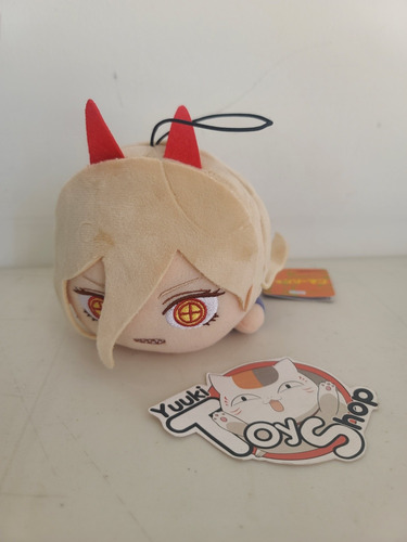 Power Llavero Peluche Chainsaw Man Furyu Nesoberi Original 