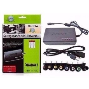 Kit 5 Peças Fonte Carregador Adaptador Universal Notebook 