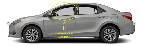 Cristal Puerta Delantera Izquierda Toyota Corolla 2014-2019