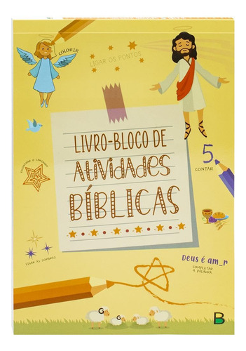 Livro Livro-bloco De Atividades... Bíblicas, De Marques, Cristina & Finzetto, Virgínia. Editorial Todolivro, Tapa Capa Dura En Português, 2023