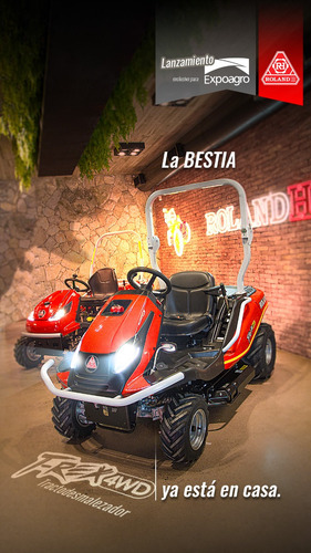 Tractor Desmalezador Roland H T-rex 4wd 23hp