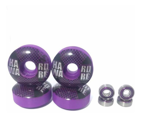 Rodinha Para Skate 53 Mm + Rolamento Abec 7