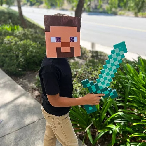 Espada De Espuma Y Pico De Diamante Minecraft Niños Juguetes