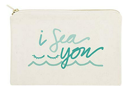 Cosmetiquera - The Cotton & Canvas Co. I Sea You Summer Beac