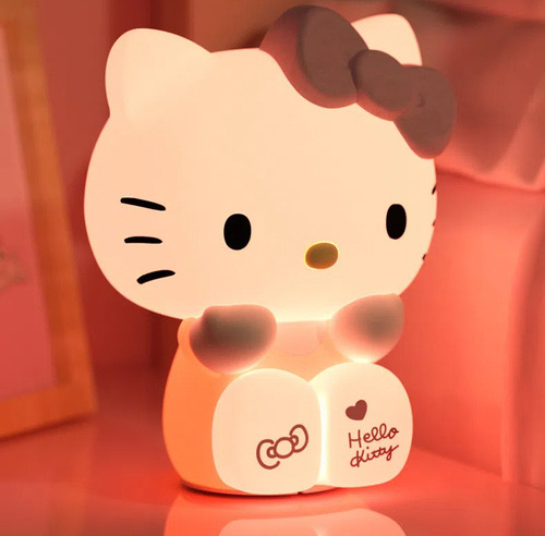 Sanrio Hellokitty Pequeña Luz De Noche Lámpara De Cabecera
