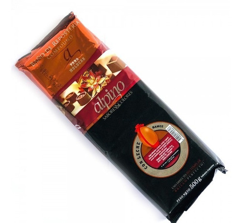 Chocolate Alpino Lodiser Tableta De 500grs 