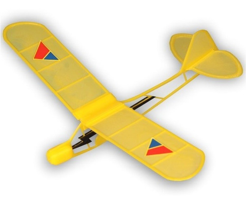 Avion Mini Piper Full 3d Planeador Encastrable Facil Armar