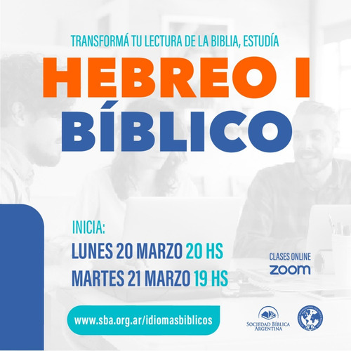 Imagen 1 de 1 de Curso Hebreo Bíblico - Nivel 1