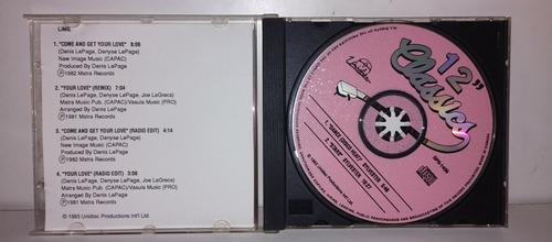 Lime Cd 12 Inch Classics Come And Get Your Love Excelente (Usado)