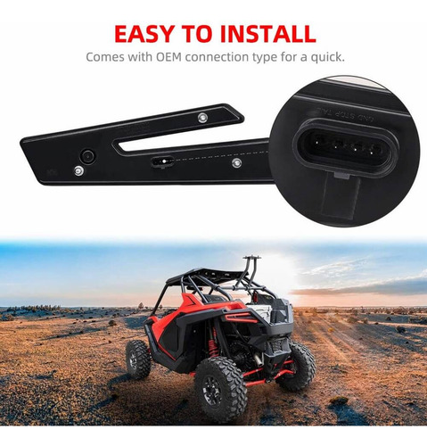 Luz De Freno Ahumado Faro Stop Polaris Rzr Pro Xp 2020-2023
