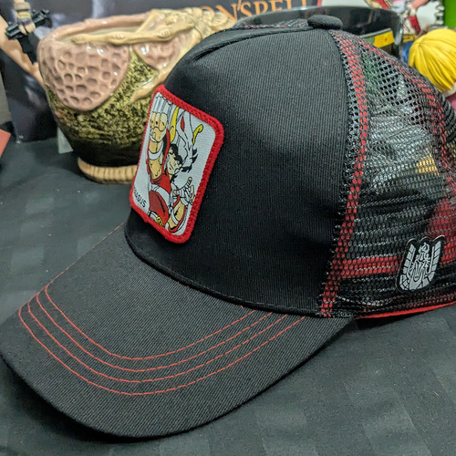 Gorra Trucker Caballeros Del Zodiaco Shun De Andrómeda Andromeda Negro Unitalla