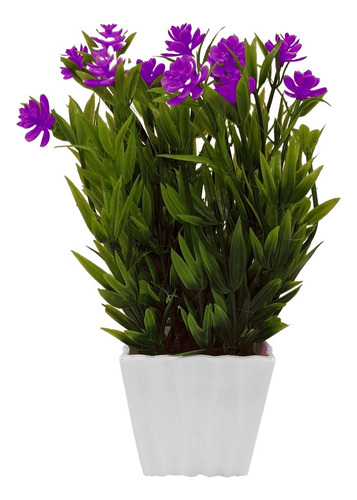 Planta Artificial Flor Con Maceta Colores M12 - Sheshu Home