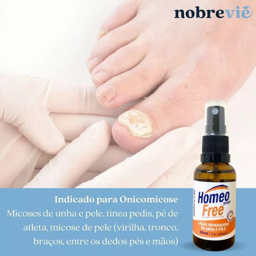 Homeofree Regenerador Fortalecedor De Unha Pele 30ml - Spray