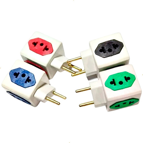 Kit 2 Benjamin Cubo Adaptador $ Entradas 250 Colorido 10a